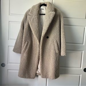 Zara teddy coat